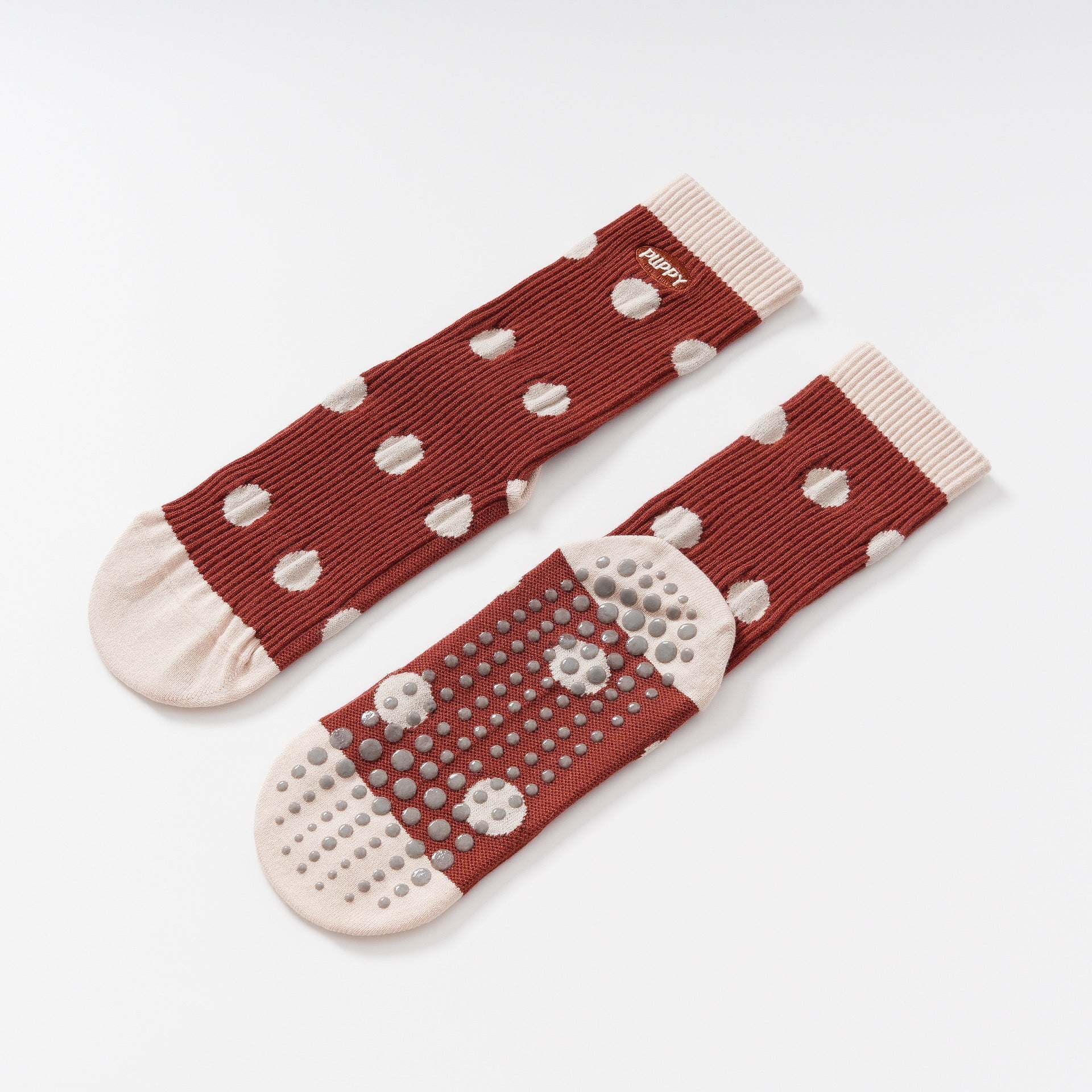 Yogcsde | Women's Autumn & Winter Japanese-Style Yoga Socks, Soft Warm Floor Socks with Maple Red Velvet