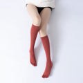 Yogcsde | Women's Long Knee-High Five-Toe Yoga Socks, Non-Slip Warm Pilates Socks for Slim Legs
