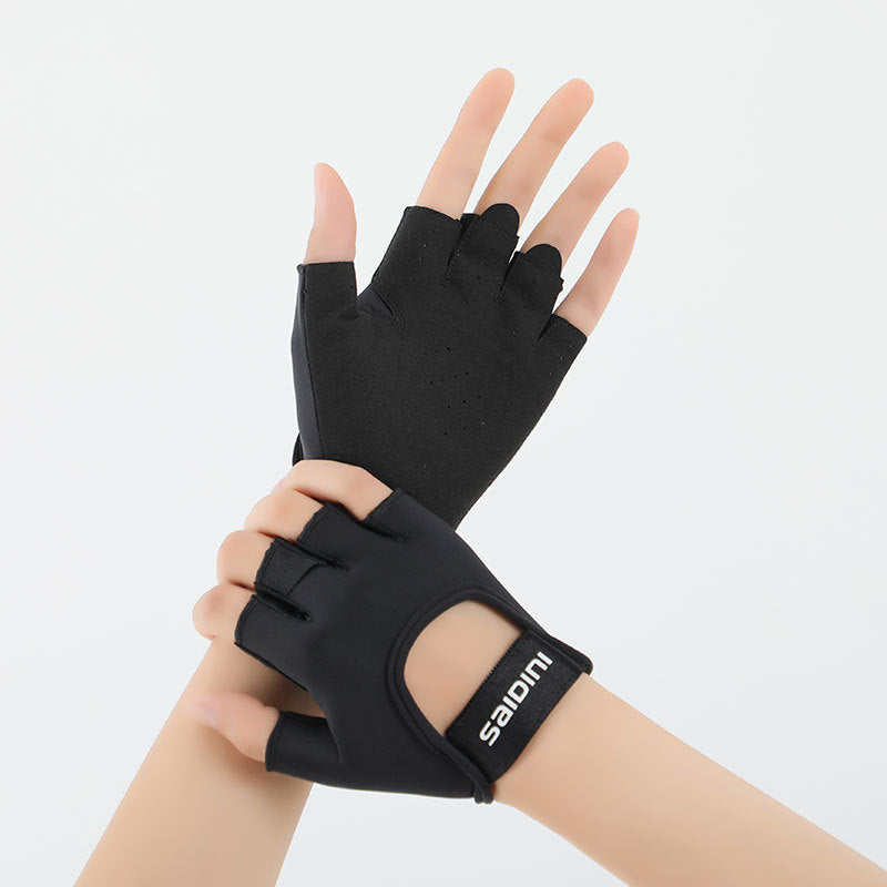 Yogcsde | Lightweight Half-Finger Fitness Gloves for Men & Women – Breathable Grip Design