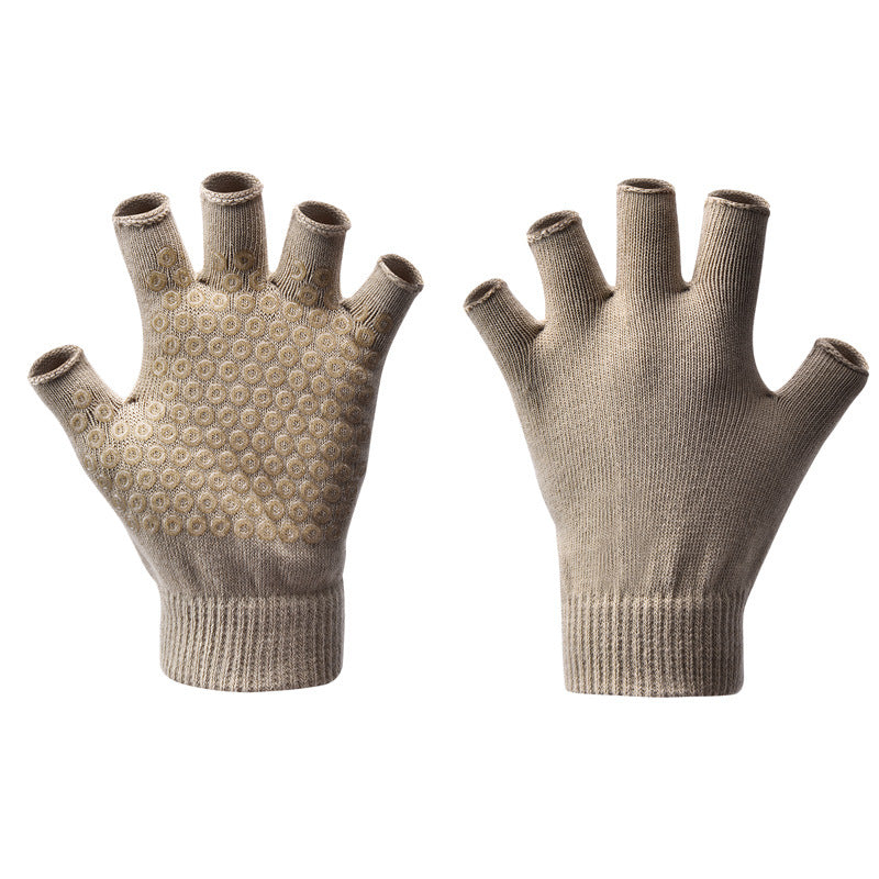 Yogcsde | Women’s Five-Finger Aerial Yoga Practice Gloves – Lightweight Bare-Finger Training Accessory