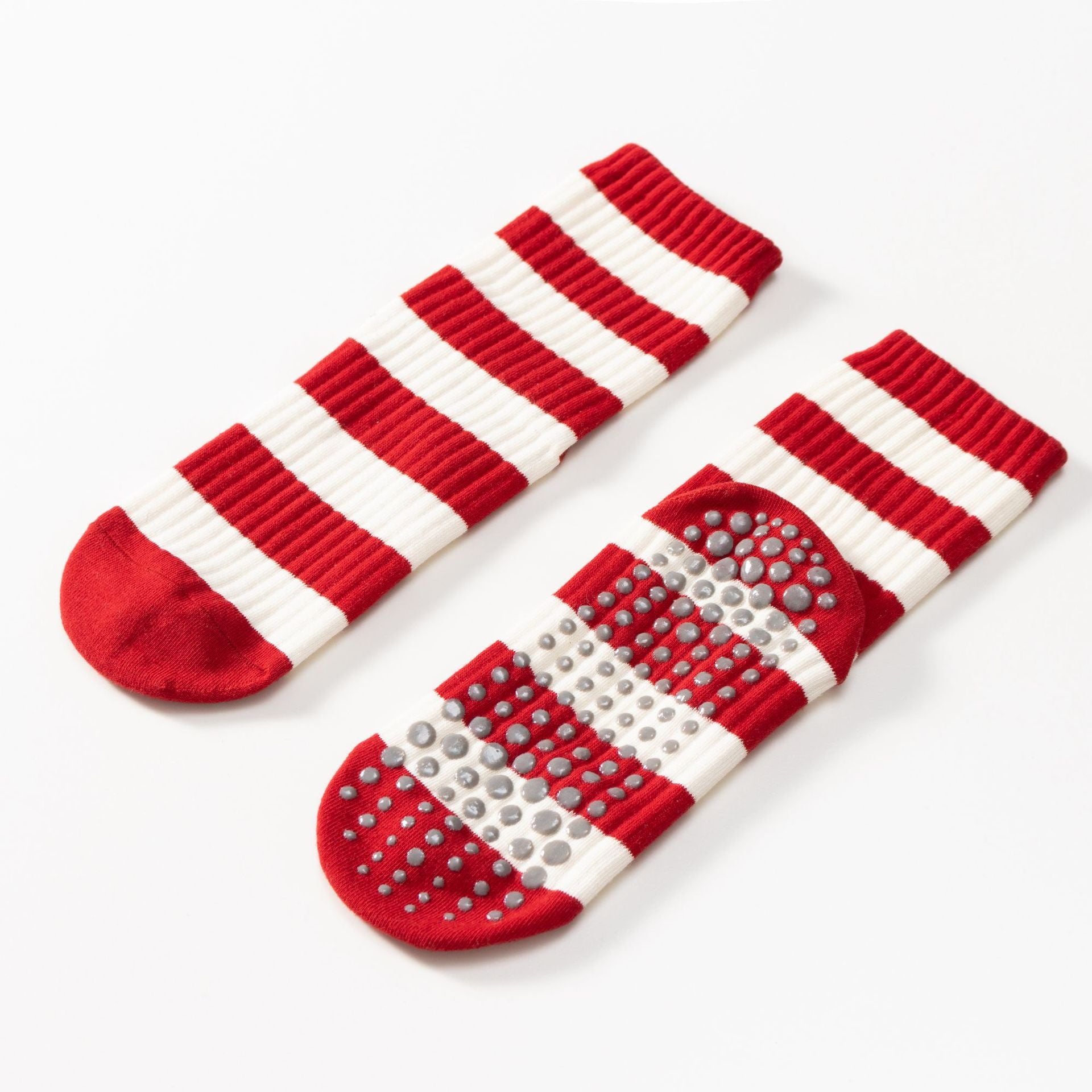 Yogcsde | Women's Zodiac Red Yoga Socks, Non-Slip Compression Pilates Socks for Good Luck