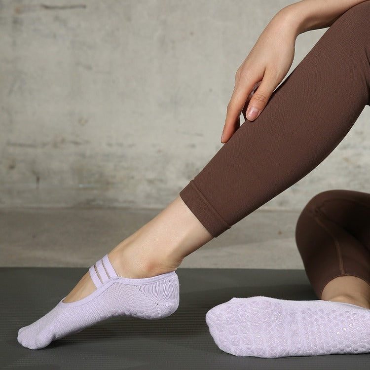 Yogcsde | Women’s Summer Yoga & Pilates Socks – Lightweight Design for Beginner Indoor Floor Practice