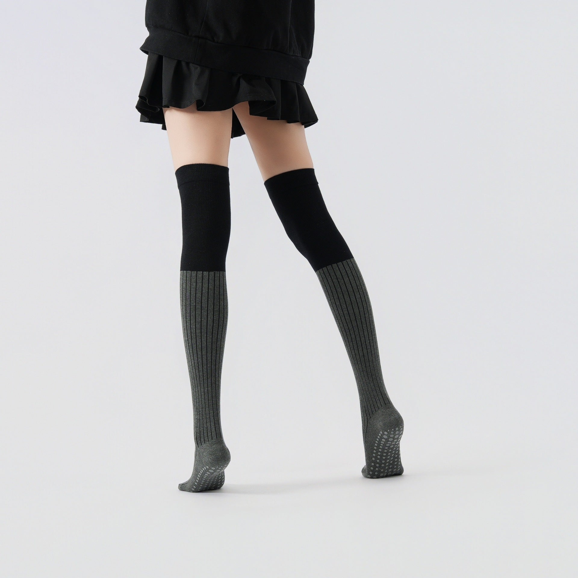 Yogcsde | Women's Autumn & Winter Over-The-Knee Compression Yoga Socks, Non-Slip Slimming Pilates Socks