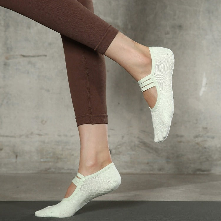 Yogcsde | Women’s Summer Yoga & Pilates Socks – Lightweight Design for Beginner Indoor Floor Practice