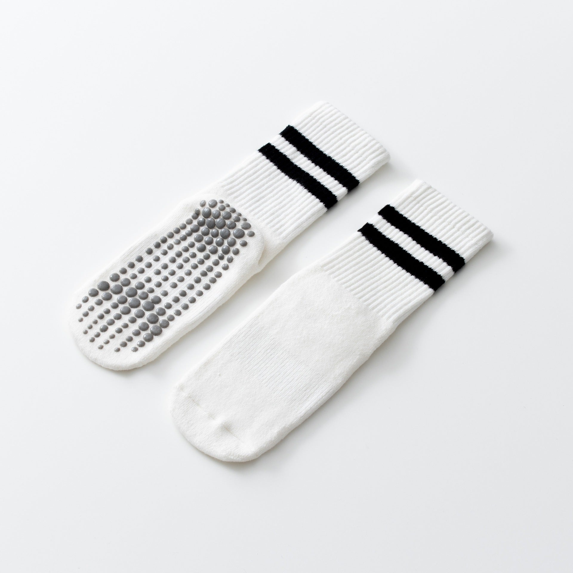 Yogcsde | Women's Mid-Calf Yoga Socks with Thick Terry Soles, Warm Non-Slip Pilates Socks