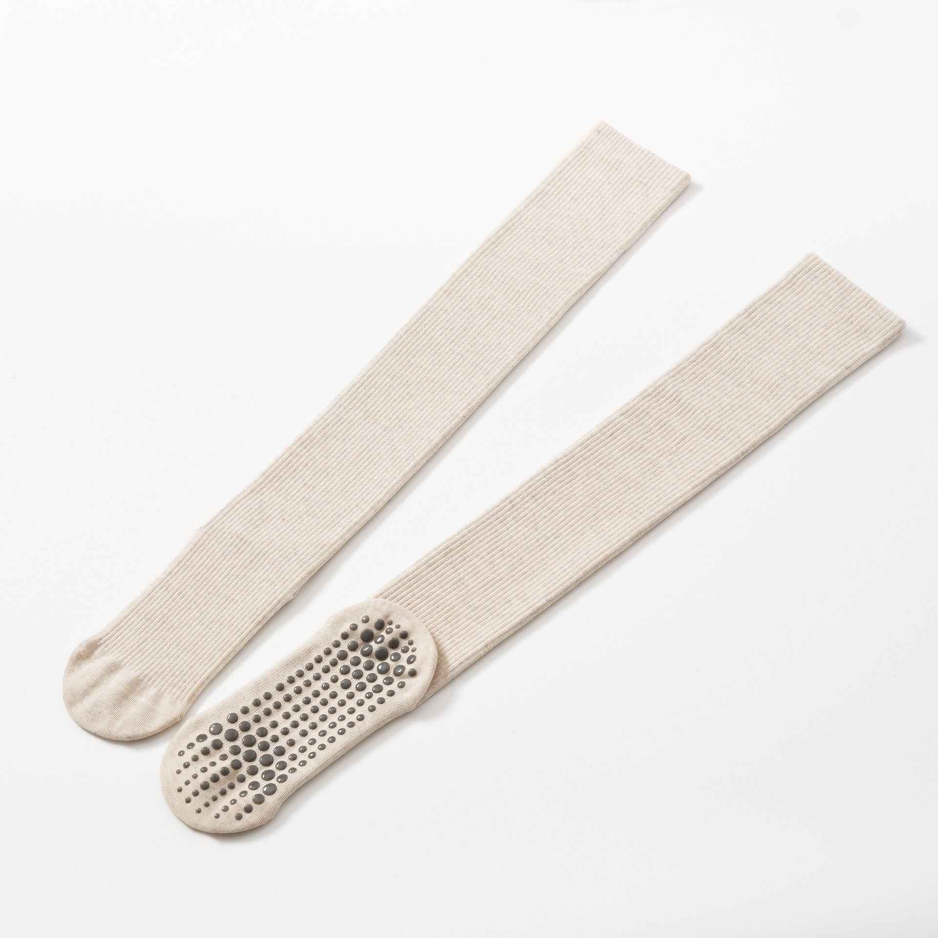 Yogcsde | Women's Autumn & Winter Maillard Over-The-Knee Compression Yoga Socks, Non-Slip Slimming Pilates Socks